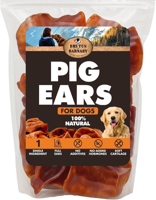 Brutus & Barnaby Whole Pig Ears
